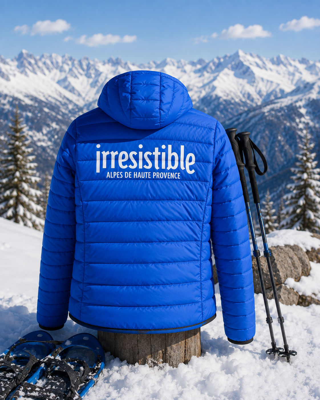 1-3 Doudoune homme capuche dos seule