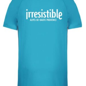 T-shirt de sport homme bleu turquoise